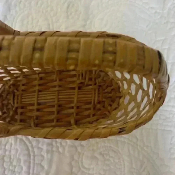 1950s wicker wine holder - Picture 8 of 9